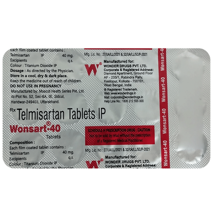 Wonsart 40 Tablet - Classic Derma
