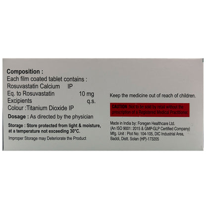 Xarostat 10 Tablet