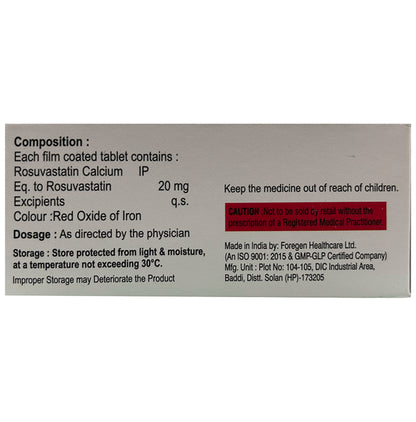 Xarostat 20 Tablet