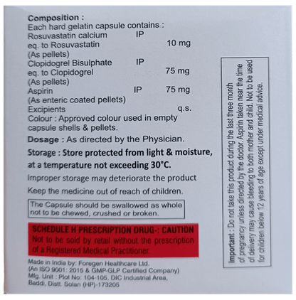 Xarostat Gold 10 Capsule