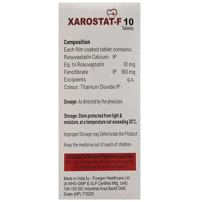 Xarostat-F 10 Tablet