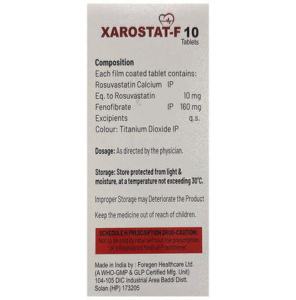 Xarostat-F 10 Tablet
