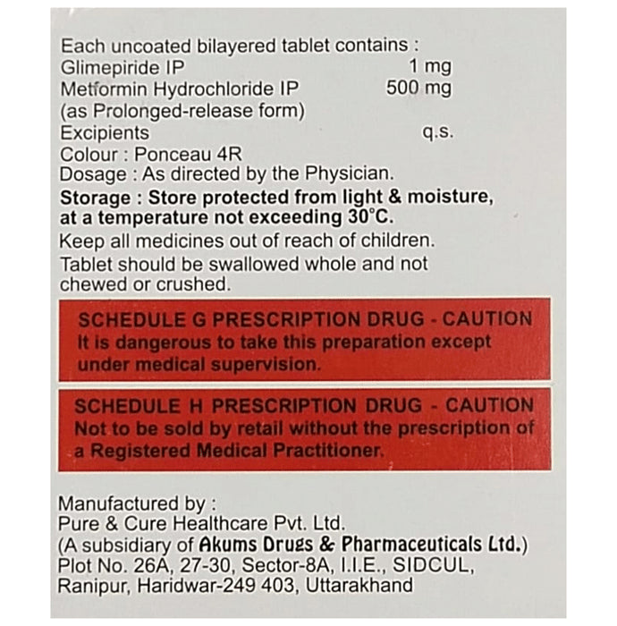 Xenoglim M1 Tablet PR