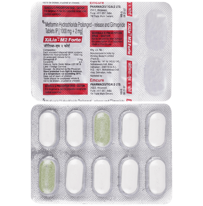 Xilia-M 2 Forte Tablet PR - Classic Derma
