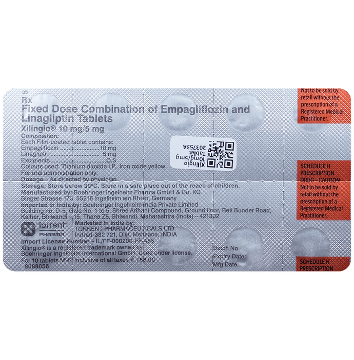 Buy Xilingio 10mg/5mg Tablet Online | Classic Derma – Classic Derma-UAE