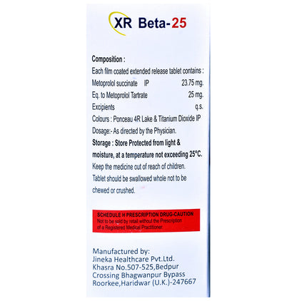XR Beta 25 Tablet