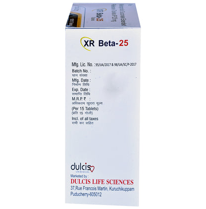 XR Beta 25 Tablet