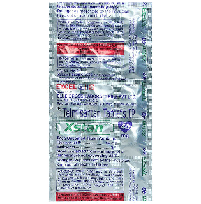 Xstan 40mg Tablet