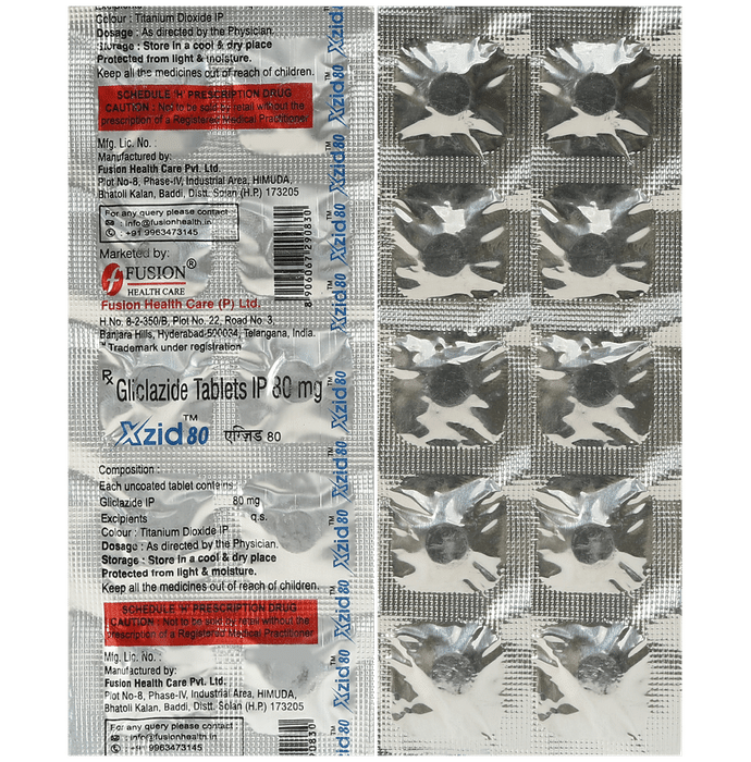 Xzid 80mg Tablet - Classic Derma