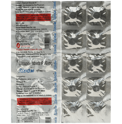 Xzid 80mg Tablet - Classic Derma