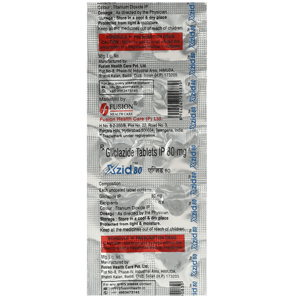 Xzid 80mg Tablet