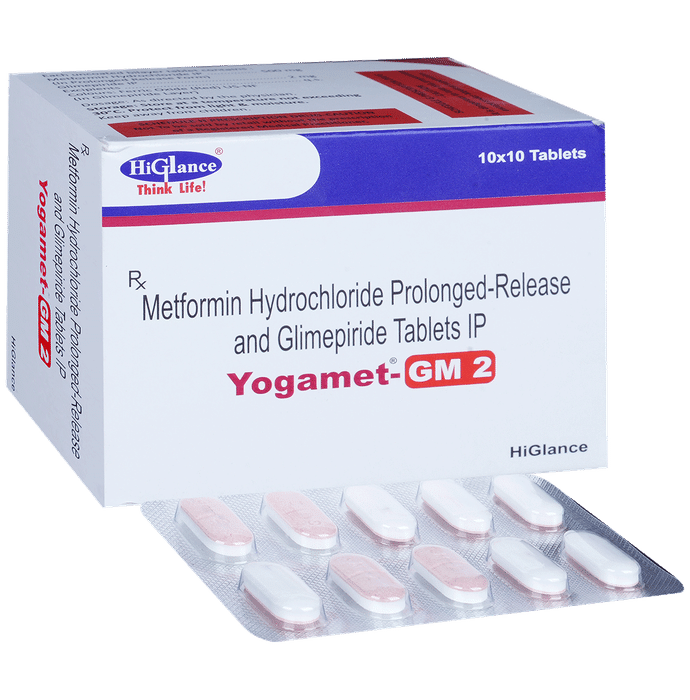 Yogamet-GM 2 Tablet PR - Classic Derma