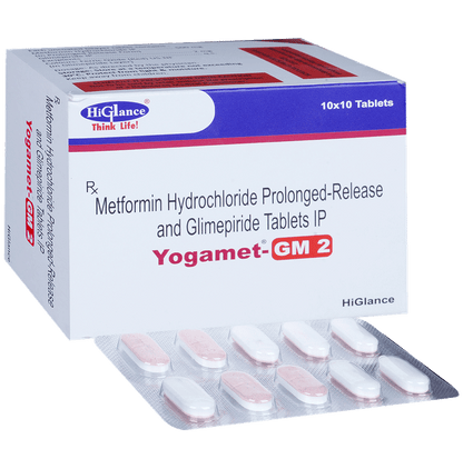 Yogamet-GM 2 Tablet PR - Classic Derma