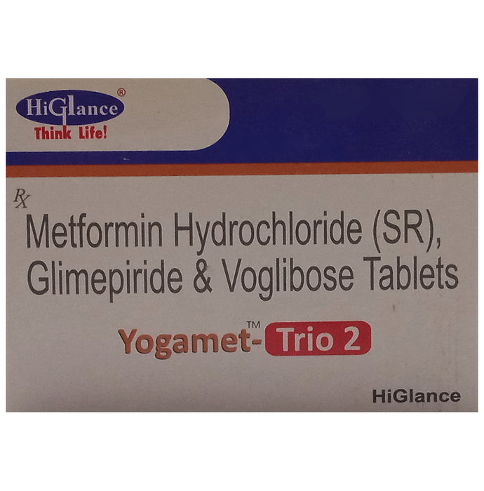 Yogamet-Trio 2 Tablet SR - Classic Derma