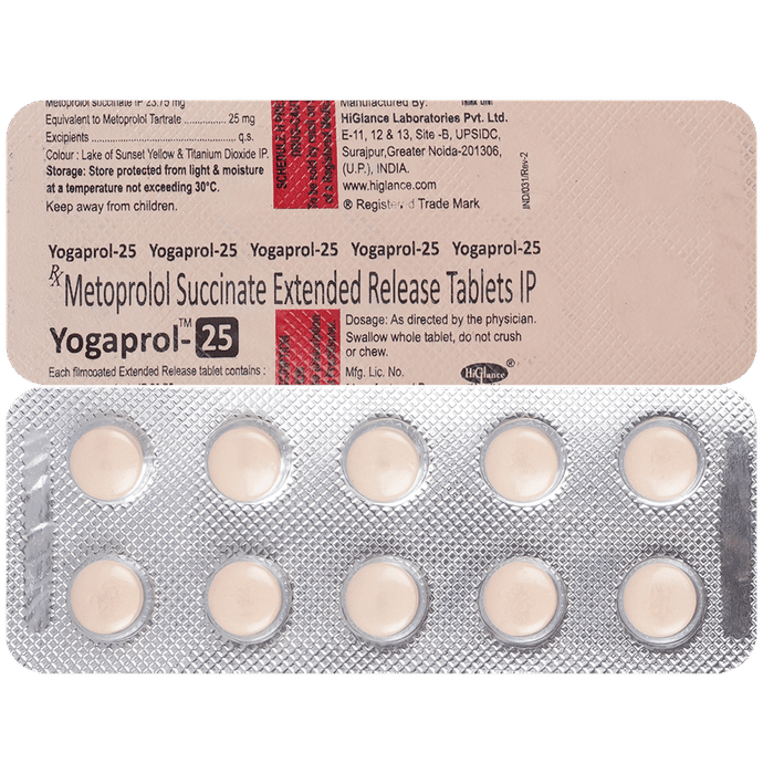 Yogaprol 25 Tablet ER - Classic Derma