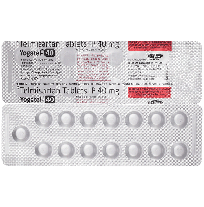 Yogatel 40 Tablet - Classic Derma