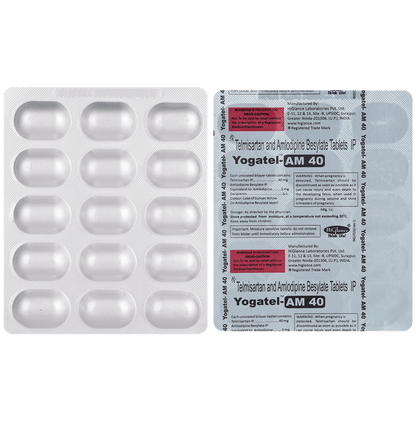 Yogatel-AM 40mg/5mg Tablet - Classic Derma