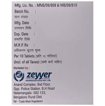 Zayoryl-M2 Forte 1000mg Tablet PR