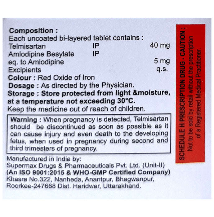 Zealsartan-AM Tablet