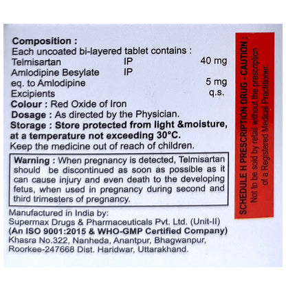 Zealsartan-AM Tablet