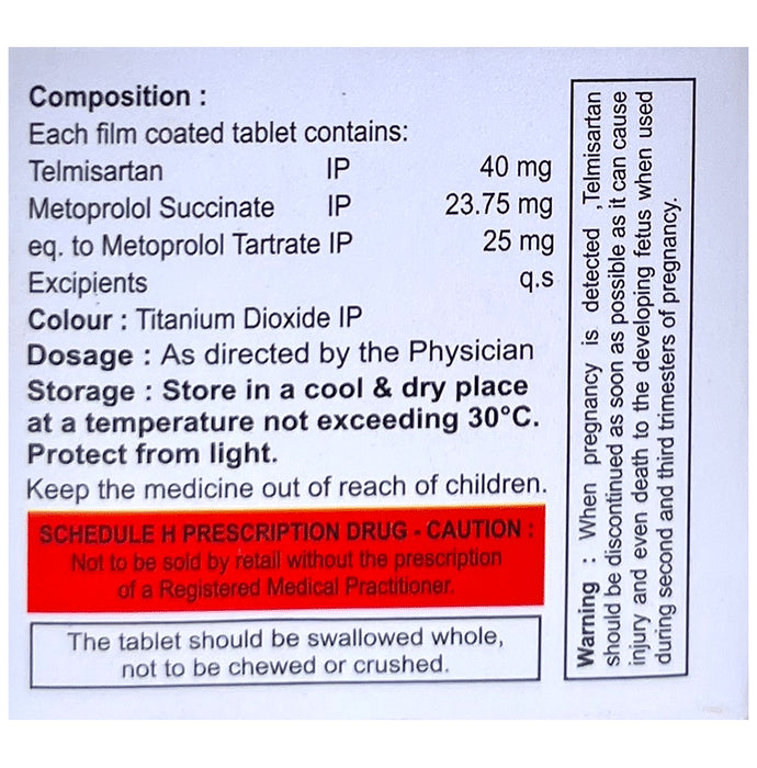 Zealsartan-MT 25 Tablet