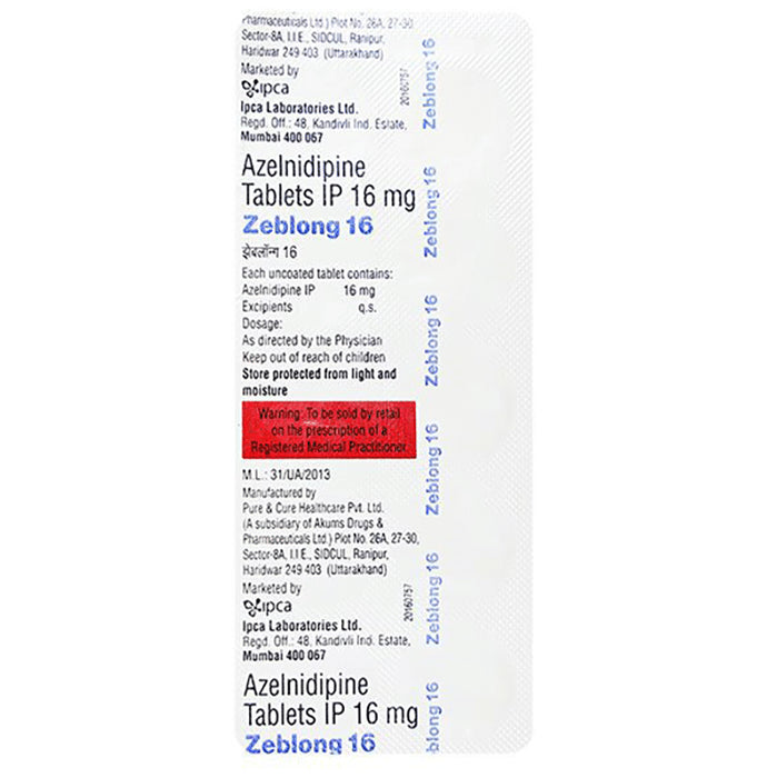 Zeblong 16mg Tablet