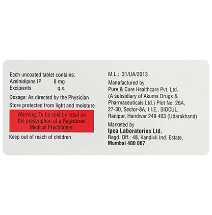 Zeblong 8mg Tablet