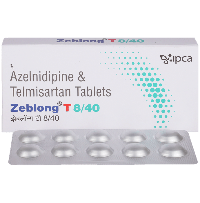 Zeblong T 40mg/8mg Tablet - Classic Derma