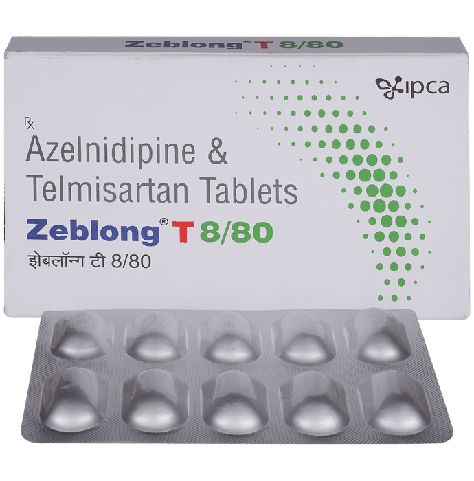 Zeblong T 80mg/8mg Tablet - Classic Derma
