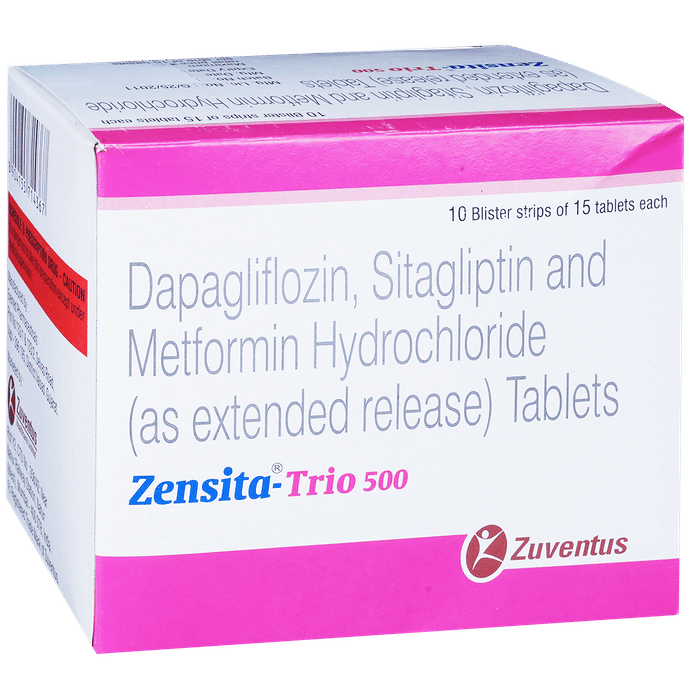 Zensita Trio 10mg/500mg/100mg Tablet ER