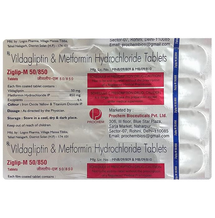 Ziglip-M 50/850 Tablet