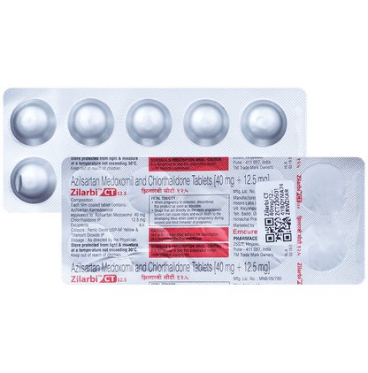 Zilarbi CT 40mg/12.5mg Tablet - Classic Derma