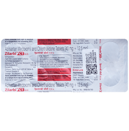 Zilarbi CT 40mg/12.5mg Tablet