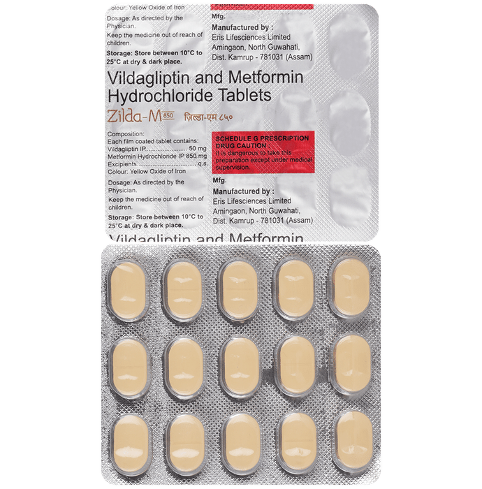 Zilda M 850 Tablet - Classic Derma