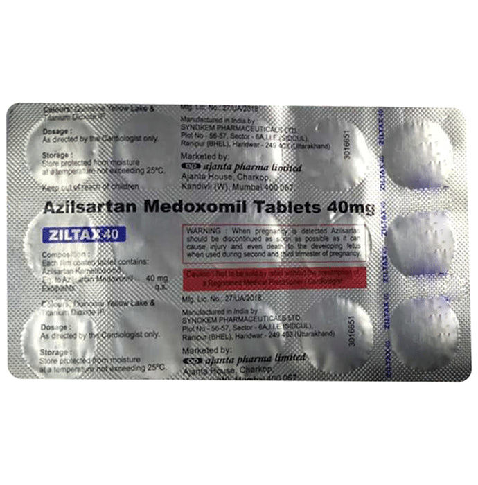 Ziltax 40 Tablet