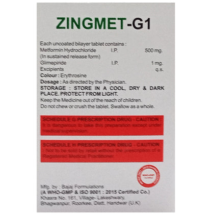 Zingmet-G1 Tablet