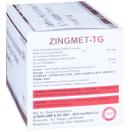 Zingmet-TG Tablet SR