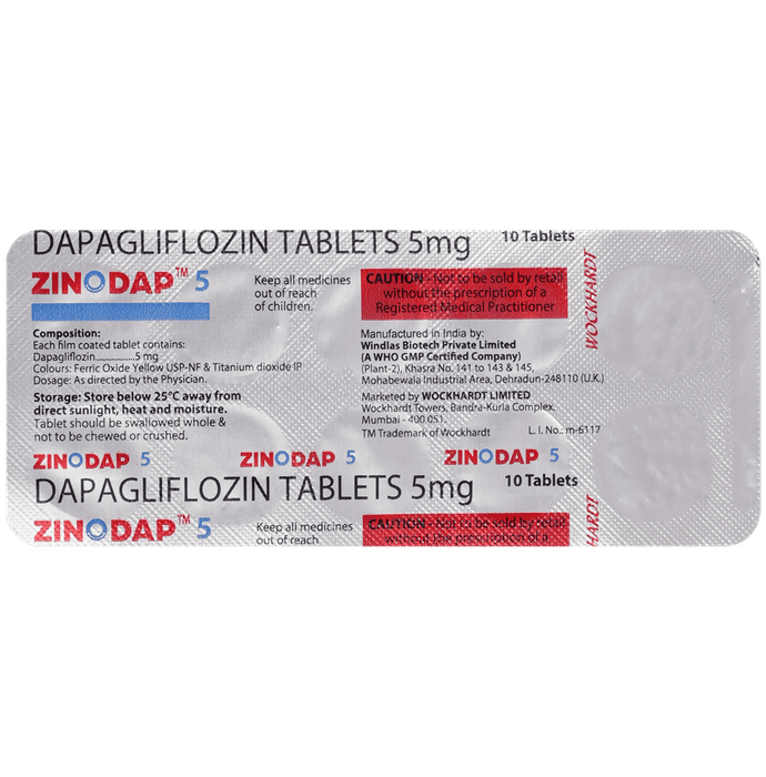 Zinodap 5mg Tablet