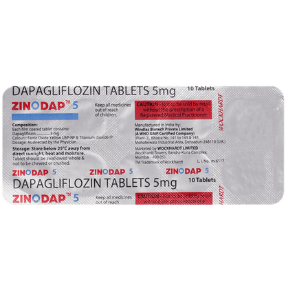 Zinodap 5mg Tablet