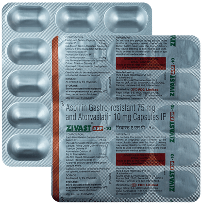 Zivast ASP 10 Capsule - Classic Derma