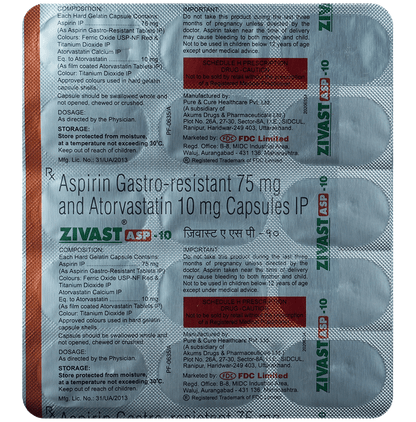 Zivast ASP 10 Capsule