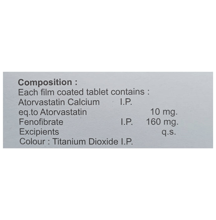 Zocovas F 10mg/160mg Tablet