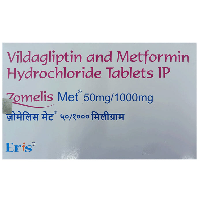 Zomelis Met 50mg/1000mg Tablet - Classic Derma