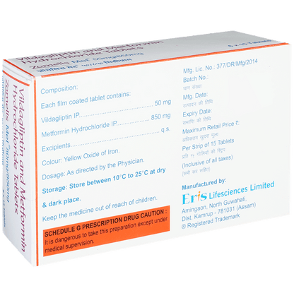 Zomelis Met 50mg/850mg Tablet