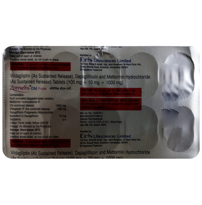 Zomelis-DM Forte Tablet SR