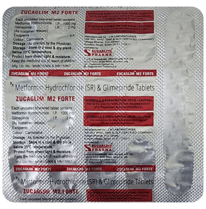 Zucaglim M2 Forte Tablet SR