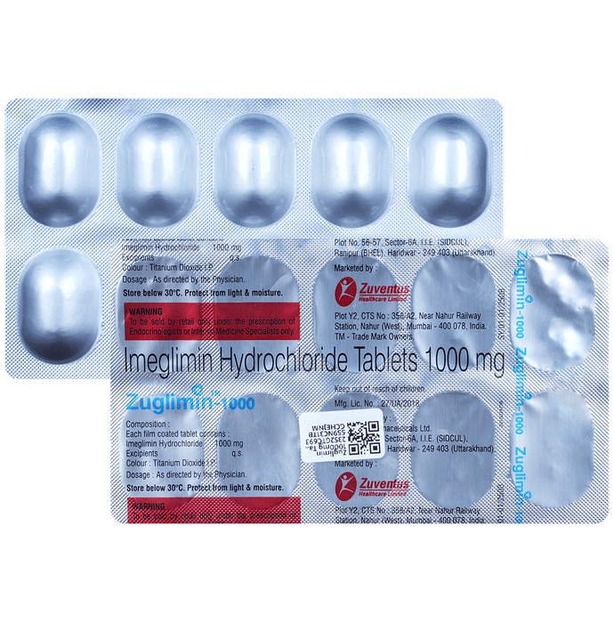 Zuglimin 1000mg Tablet - Classic Derma