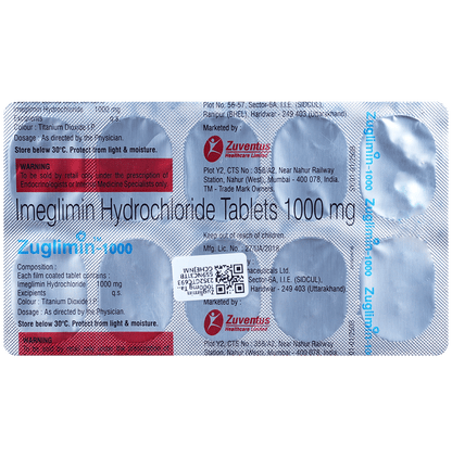 Zuglimin 1000mg Tablet