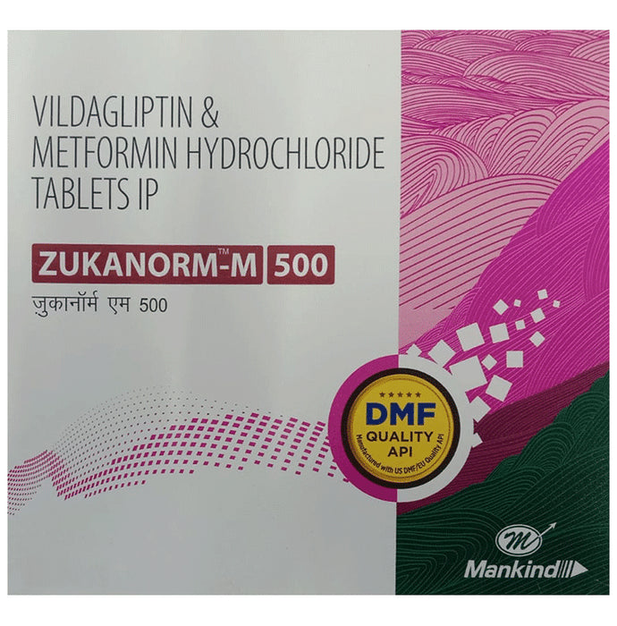 Zukanorm M 500 Tablet - Classic Derma