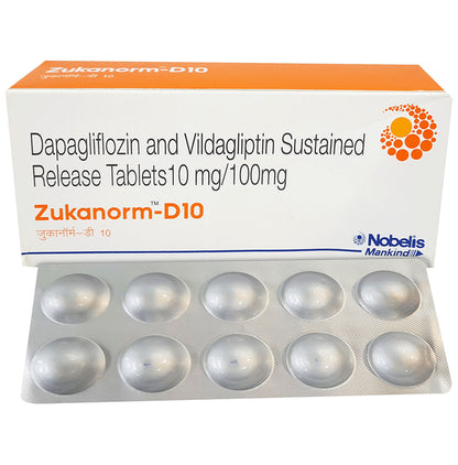 Zukanorm-D 10 Tablet SR - Classic Derma